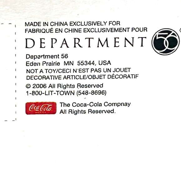 Department 56 Santa Workshop Ornament Coca Cola Collection Nutcracker Elf 2006 - Picture 14 of 16